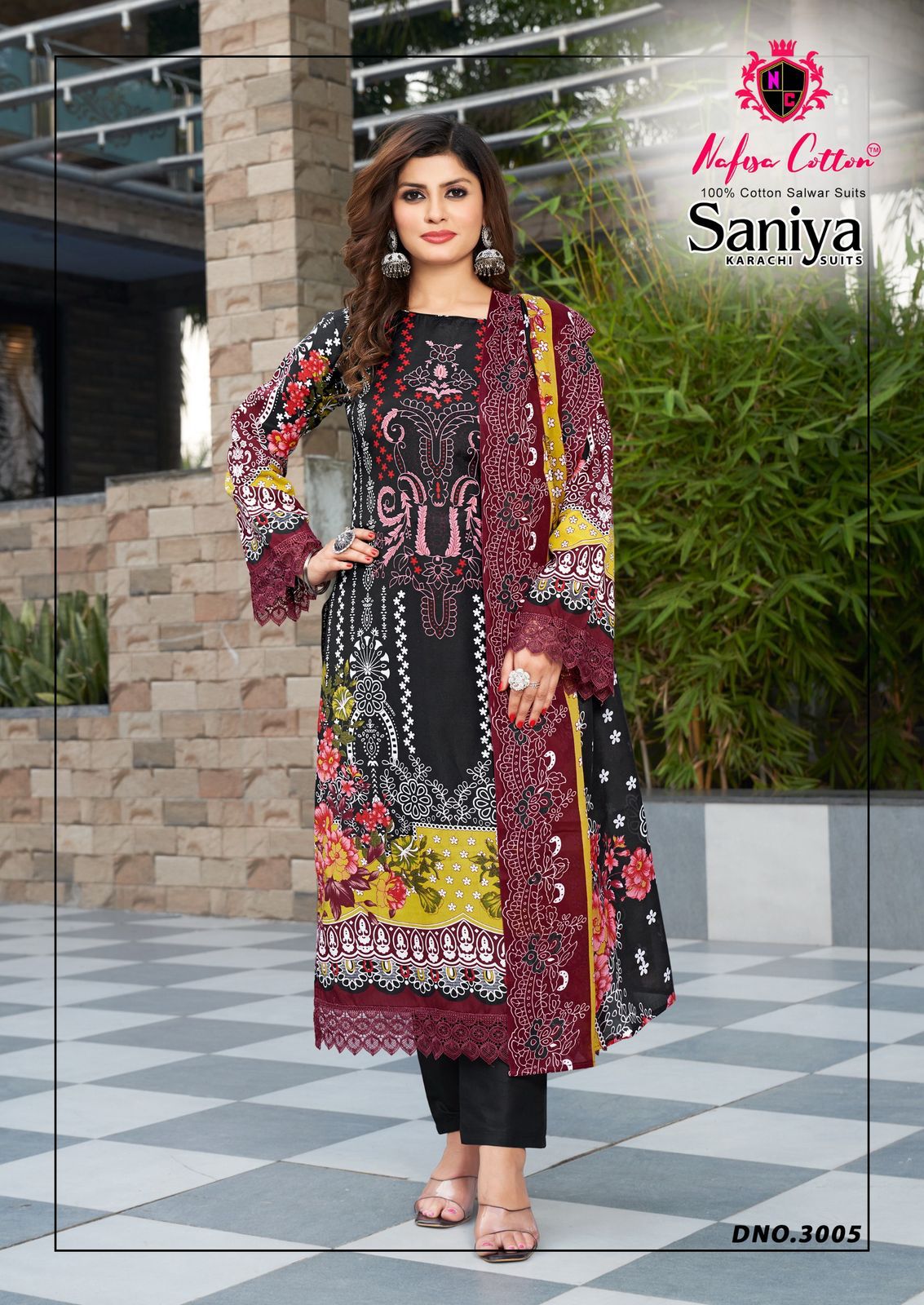 Saniya Vol 3 by Nafisa Cotton Digital Printed Dress Material Collection